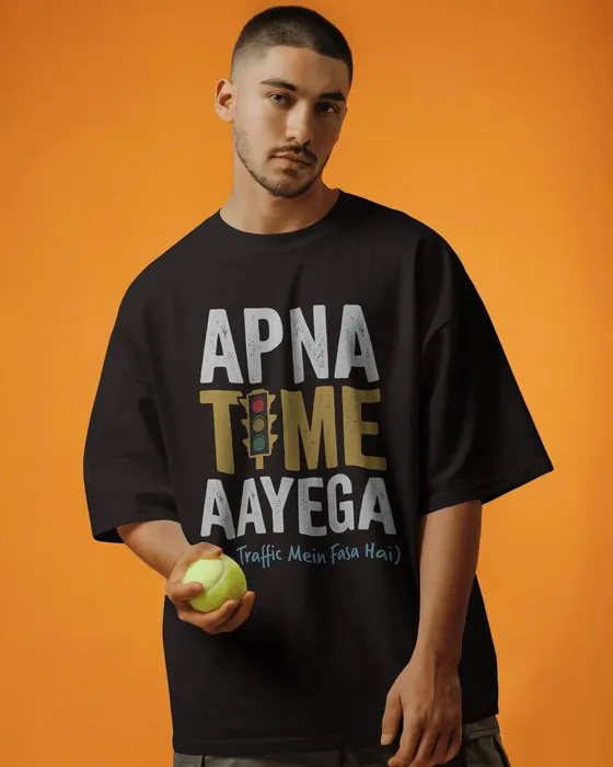Apna Time Aayega oversized tee