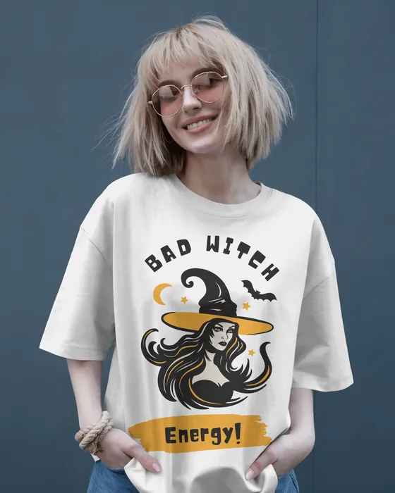 Bad Witch Energy oversized tee