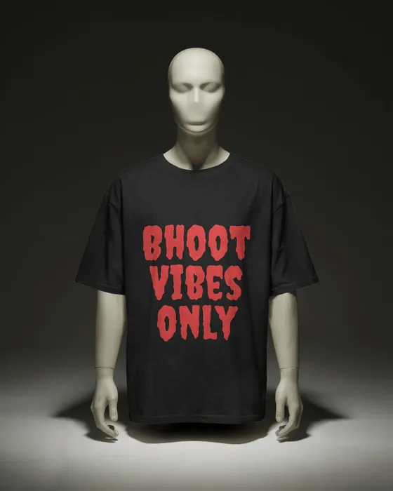 Bhoot Vibes Only oversized tee