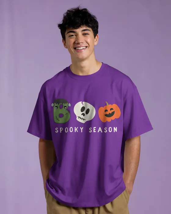Spooky Season oversized tee