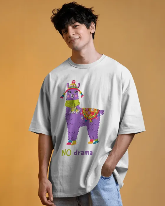Fiesta Llama oversized tee