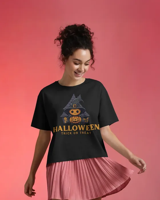 Trick or Treat oversized tee