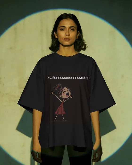 Husbaaaaaand!!! oversized tee