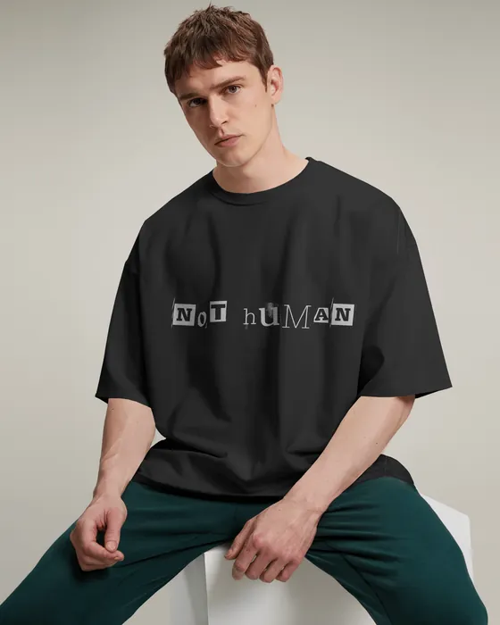 Not Human oversized tee
