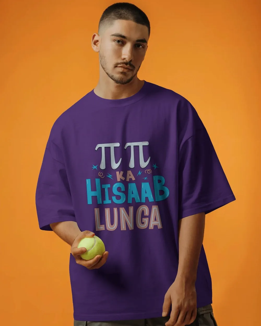 Pi Pi Ka Hisaab Lunga oversized tee