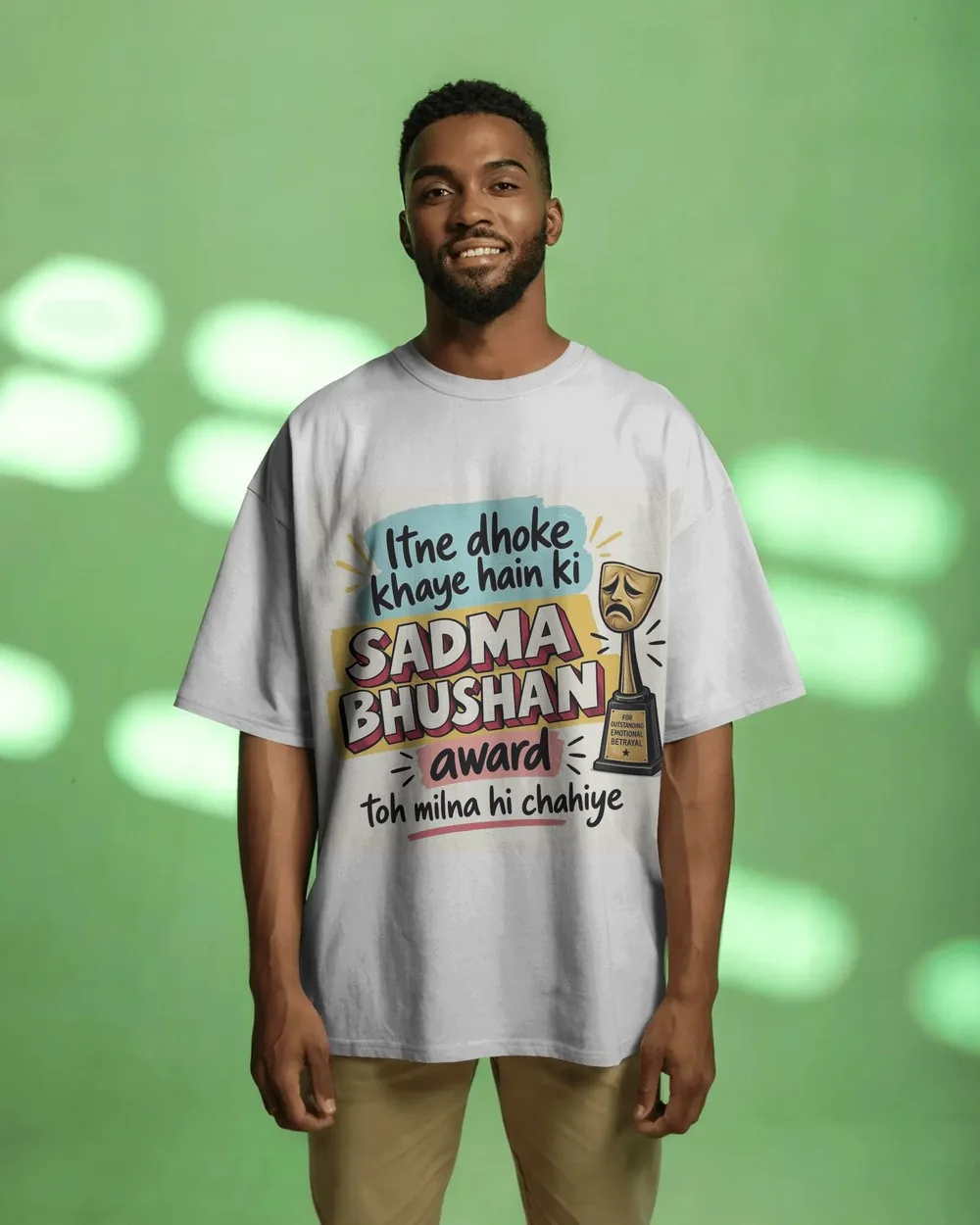 Sadma Bhushan Award oversized tee