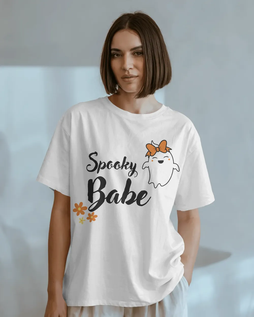 Spooky Babe oversized tee