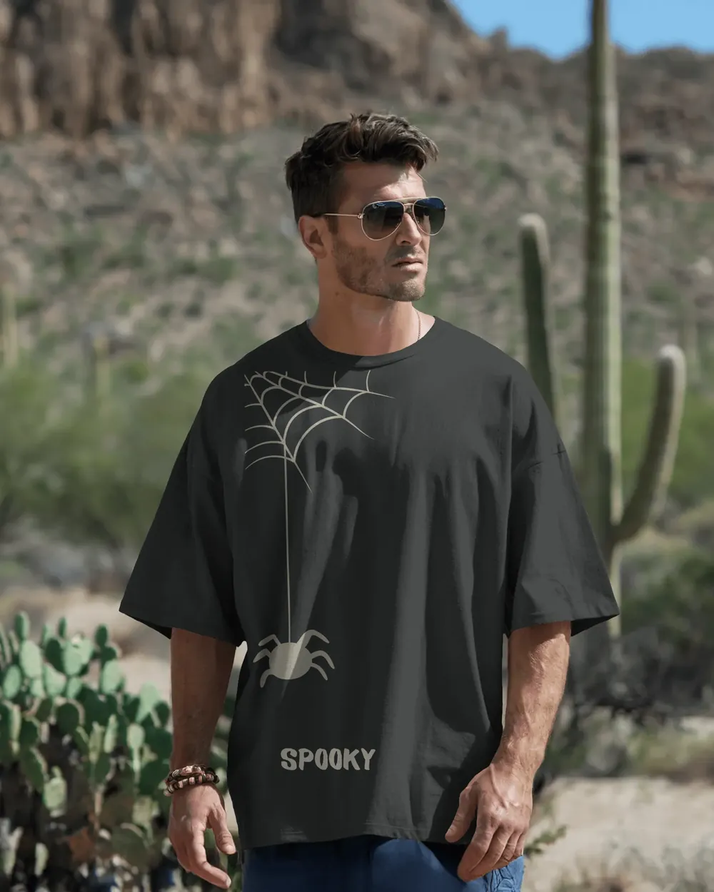 Spooky Corner oversized tee