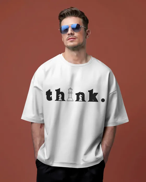 Think. oversized tee