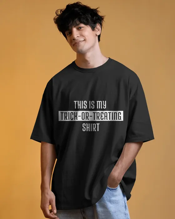 My Trick-or-Treating Shirt oversized tee