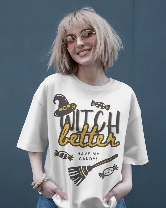 Witch Better Have My Candy oversized tee