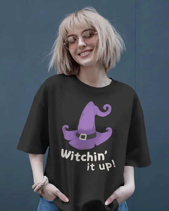 Witchin’ It Up oversized graphic tee